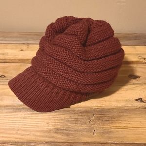 Coldwater Creek knit brim hat